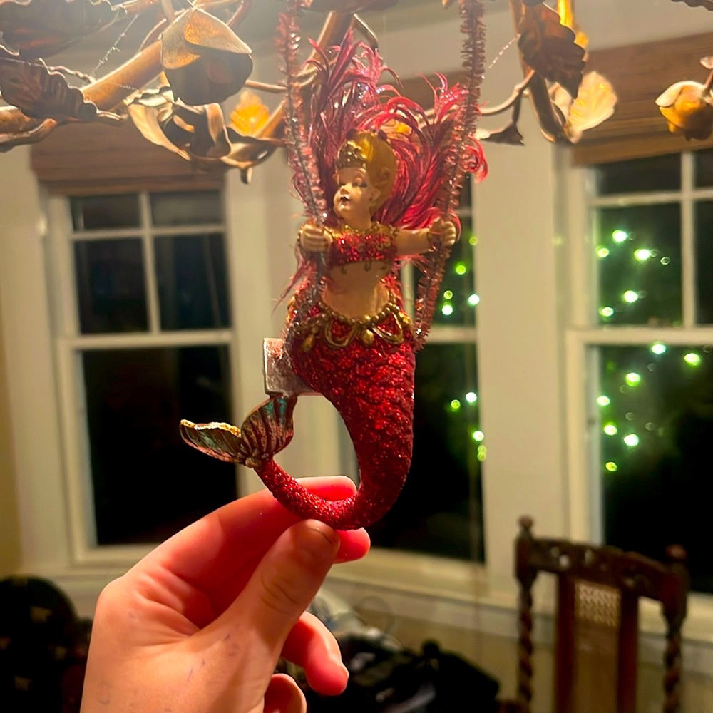vintage mermaid orinment